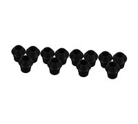 Milisten 12pcs Drum Pad Feet Rubber Feet for Drum Stand Snare Stand Legs Practice Percussion Instrument Parts