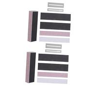 Milisten 12pcs Guitar Fret File Set Sandpaper Block Fret Rocker Tool for Guitar Luthier