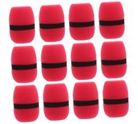Milisten 12PCS Handheld Microphone Sponge Covers Noise-cancelling Mic Windscreens for Interviews Singing Public Speaking Reusable Easy to Clean Mic Protector