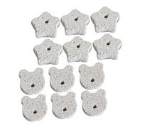 Milisten 12pcs Lava Stones for Small Animals Chew for Rabbits Guinea Pigs and Chinchillas Teeth Grinding Replacement Promotes Health and Cage Friendly Design