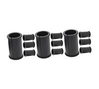 Milisten 12pcs Microphone Rubber Gasket Sleeves Mic Tube Washers for Recording Lightweight Sturdy Design Compatible Various Microphones Essential Sound Equipment Accessories