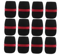 Milisten 12PCS Microphone Sponge Cover Noise Cancelling Windscreen Protector for Interviews Singing Public Speaking Options for Enhanced Audio Experience