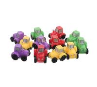 Milisten 12pcs Miniature Resin Farmer Tractor Figurines for Dollhouse Farm Scene Micro Landscape Decorations Realistic Craftsmanship Multipurpose Mini Tractor Models for Fairy Garden and