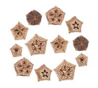 Milisten 12pcs Natural Chewing for Parrots and Budgies Healthy Foraging Accessories Engaging Bird for Parakeets Durable Dried Fruit Material for Fun Play