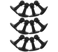 Milisten 12PCS Outdoor Tent Poles Replacement Kit Lightweight Camping Shelter Support Rods with Snap Bracket System for Hiking Backpacking Wind-resistant Extension Rods with Anti-slip Caps