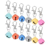 Milisten 12Pcs Pet Collar Bells Wear Resistant DIY Hanging Bells for Dogs Cats Accessory for Pet Collars for Crafting Holiday Decor