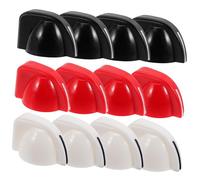 Milisten 12pcs Potentiometer Control Knobs Caps for Sound Equipment, Plastic Chicken-head Knobs in Assorted Colours with Matte Handle, Replacement Parts for Amplifiers and Effect Pedals