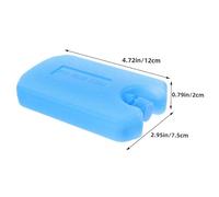 Milisten 12pcs Reusable Ice Crystal Boxes Large Freezer Blocks for Coolers and Air Fans Leakproof Portable Cold Packs for Food Transport Picnic Camping and Travel