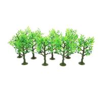Milisten 12pcs Simulated Trees with Base for Crafts Miniature Landscape Model Trees Diorama Supplies for Architecture Design Projects Educational Use Detailed Craftsmanship