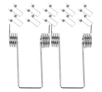Milisten 12pcs Small Torsion Springs 1.0 * 8mm 130° Stainless Steel Trash Can Lid Spring Replacement Kit for Kitchen Bin Lid Support and Quiet Smooth Movement