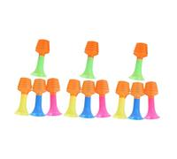 Milisten 12Pcs Soccer Cheer Horns Mini Noisemakers for Parties Fun Blowing Horn for Soccer Fans Birthday Celebrations and Cheerleading Events