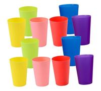 Milisten 12Pcs Stack Cups with Random Colors Educational Stacking Game for Color Recognition Hand Eye Coordination and Sensory Development Party Favor and Early Learning Activity