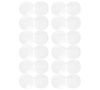 Milisten 12pcs Table Tennis Paddle Protector Film Dual-side Thickened Adhesive Plastic Sheet for Professional Racket Protection and Table Tennis Supply