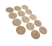 Milisten 12Pcs Wooden Milestone Cards Monthly Growth Recording Cards for Boy Girl Unique Photo Props for Special Moments Safe Natural Design