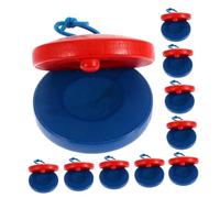 Milisten 12PCS Wooden Orff Castanets Percussion Instruments for Music Learning Group Play Classroom Rhythm Enhancing Coordination and Social Skills