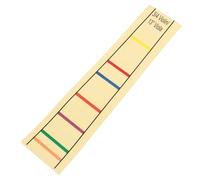 Milisten 13" 3/4 Viola Fingerboard Sticker Paper Position Marker Label, Light Yellow Fret Guide Sticker for Beginner Students Practicing and Learning Musical Instrument Accessory