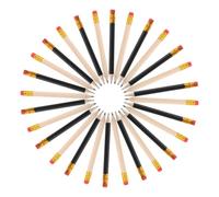 Milisten 144pcs Wood Golf Pencils with Eraser Hb Half Size Bulk Writing Pencils Lightweight Portable Design for School Sketching