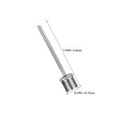 Milisten 150pcs Ball Pump Needles Leakproof Precision Inflation Needles for Basketball Football Soccer Volleyball Ergonomic Design for Quick Air Pump Attachment Compatible with Standard