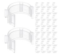 Milisten 150pcs Bobbin Clamps Storage Organizer Small Thread Holder Clips for Embroidery Quilting Sewing Accessories Compact Bobbin Storage Case for Craft DIY