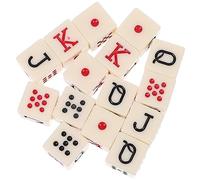Milisten 15Pcs Acrylic Poker Dice for Party Games and Flexible Design for Ktv Bar and Birthday Celebrations Unique Liars Dice Props for Fun Gatherings