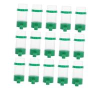 Milisten 15PCS Automatic Bird Water Dispenser Plastic Feeder for Cage Birds Small Parrots Budgie Cockatiel Transparent Design Easy Refill and Monitoring