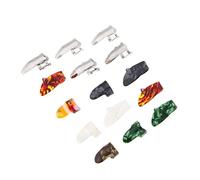 Milisten 15pcs Guitar Pick Accessories Metal Plectrums Thumb Index Finger Picks for Guitar Practice