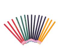 Milisten 15Pcs Peel-Off Wax Crayons Set, Sketching Marking Pencils in Yellow, Red, Green, Blue, Purple, Multi-Color Drawing Tools for, Artists, and Sewing Fabric Sketching