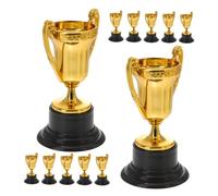 Milisten 15pcs Small Plastic Trophy Awards Lightweight Contest Prizes for School Competitions Party Decorations Classroom Rewards and Game Props