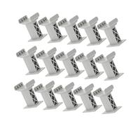Milisten 15pcs Train Bridge Pier Railroad Fittings Multi-level Plastic Track Support Risers Weather-resistant High-level Blocks Compatible with All Major Brands