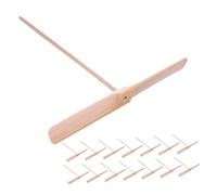 Milisten 15pcs Wooden Dragonfly Toy Set for Boys and Girls Outdoor Flying Propeller Toys for Family Interaction Hand Rub Flying Dragonflies for Boys and Girls