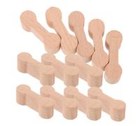 Milisten 15pcs Wooden Train Track Connectors Simulation Rail Connectors for Stable Railway Assembly Compatible with Major Brands Enhancing Imagination and Hands Play