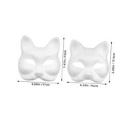 Milisten 16pcs DIY Blank Half Masks for Painting Plain Craft Masks for Halloween Classroom Art Activities Birthday Party Crafts Easy to Decorate for Creative Expression and Group Fun