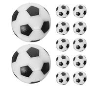Milisten 16PCS Foosball Table Replacement Balls - 36mm Resin Mini Soccer for Tabletop Game Football Accessories Spare Soccer Game Supplies