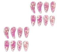 Milisten 16pcs Guzheng Supplies Nails Fake Nails Detail Smooth Margins for Learners