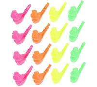Milisten 16pcs Plastic Bird Whistles for Parties Colorful Whistle Toys for Adults and Boys and Girls Fun Musical Instruments for Celebrations and Events