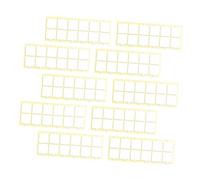 Milisten 180Pcs Transparent Soundproof Double-sided Tape Squares Clear Adhesive Pads for Acoustic Foam Panels No Residue Strong Hold for Home Studio Wall Mounting and Sound Isolation