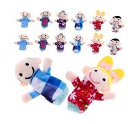 Milisten 18pcs Family Member Hand Puppets Soft Finger Puppets for Early Education Interactive Role Play with Childsafe Material Compact Travel-friendly Design