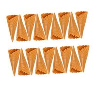 Milisten 18pcs Mini Ice Cream Cone Charms for DIY Crafts Cute Phone Case Decor Accessories Realistic Miniature Props for Dollhouse Display and Hair Accessories