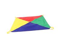 Milisten 1M Rainbow Parachute for Play Parachute for Vibrant Outdoor Group Game Encourages Creativity Motor Skills Development for Kindergarten Sensory Play