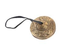 Milisten 1Pair Copper Finger Cymbals Durable Percussion Instrument for Dance Yoga Rituals Authentic Nepalese Zills Versatile Musical Bell for Spiritual Practices