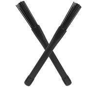 Milisten 1pair Jazz Drum Brush with Comfortable Handle Retractable Drum Brush for Beginners Use with Compact Design