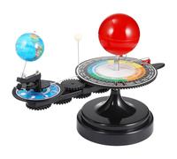 Milisten 1pc Astronomical Simulator Model Sun Earth Moon Orbital Tool for Astronomy Education Interactive Science Learning Includes Moon Phase Disk and Handle for Teaching About the Solar