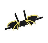 Milisten 1pc Halloween Cat Bat Wing Pet Costume Bell Unique Printed Dog Halloween Apparel for Dogs and Cats Lightweight