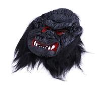 Milisten 1Pc Horror Ghost Gorilla Mask Scary Halloween Costume Prop Lightweight Skin Friendly Design for Eye Catching Performance for Parties and Cosplay Events