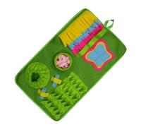 Milisten 1PC Lawn Series Dog Sniffing Mat Rectangular Pet Puzzle for Interactive Play Stress Relief and Healthy Feeding Fun Dog Training Activity for Engaging Bored Pets