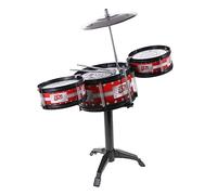 Milisten 1Pc Mini Drum Set Educational Percussion Instrument for Music Learning Drums Red for Early Childhood Development and
