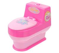 Milisten 1pc Mini House Commode Realistic Pretend Play Bathroom Model for Safe Rounded Edges for Role Playing Early Learning Parent Interaction