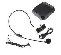 Milisten 1PC Portable Voice Amplifier with Headworn Microphone Lightweight Wireless Loud Speaker for Teaching Meetings and Public Speaking Black