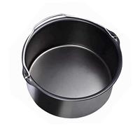 Milisten 1pc Professional Professionl Carbon Steel Air Fryer Cake Basket Airfryer Air Fryers Air Fryer Bakeware Air Fryer Baking Tin Air Fryer Accessories Cake Non Stick Pizza Plate