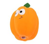 Milisten 1pc Pumpkin Shaped Latex Dog Sound Squeaky Pet Training Ball for Puppies Interactive Chew Bright Colors Safe for Play for Dogs